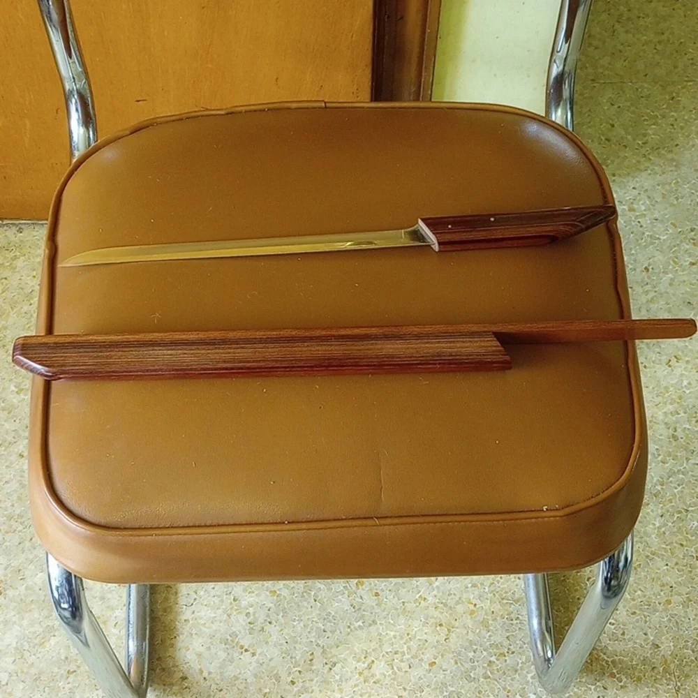 Robeson Shur Edge Frozen Heat Kitchen Cutlery with Rosewood Handle & Sheath